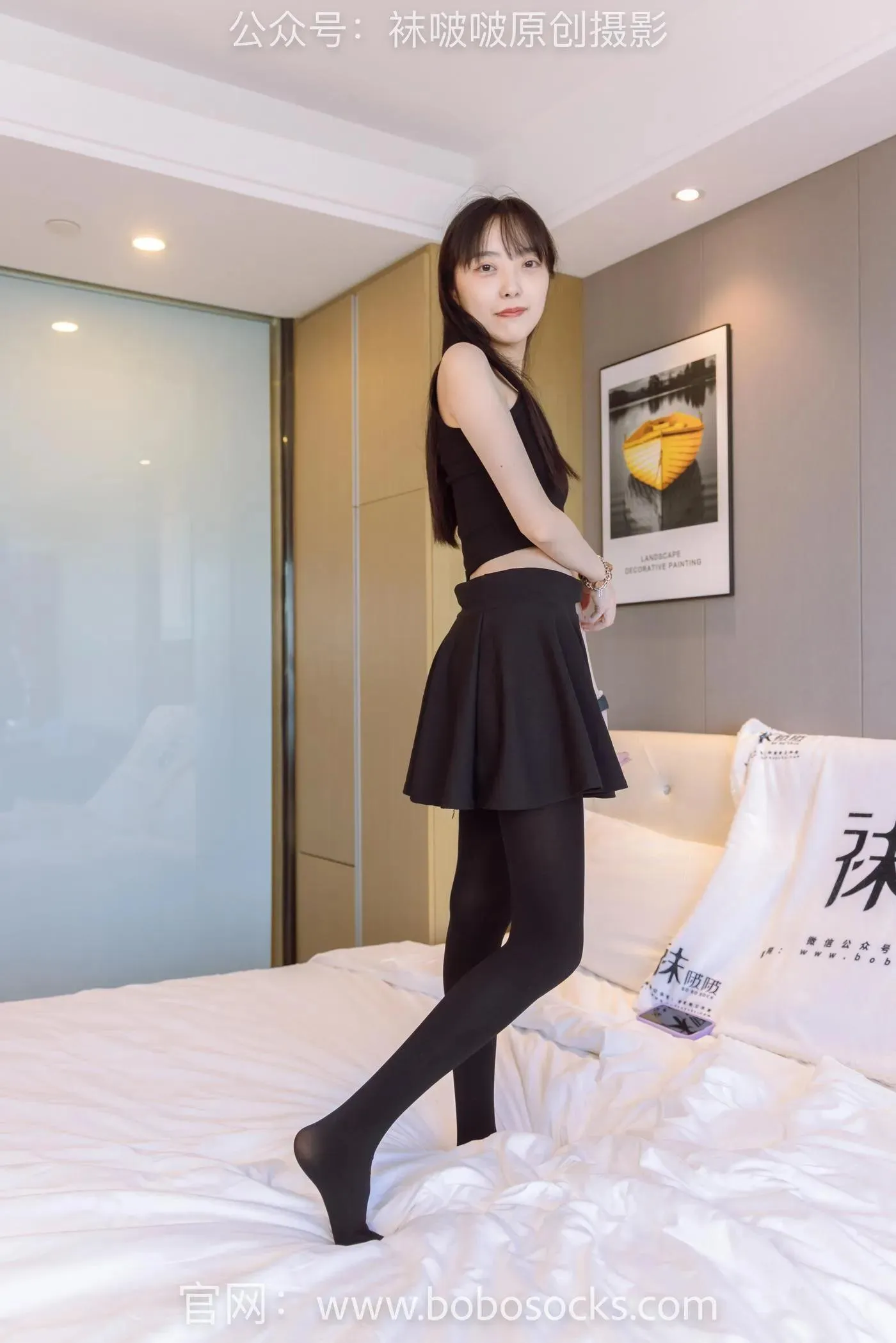 [BoBoSocks袜啵啵]NO.130 稚予-两双穿脏篮球鞋、厚黑丝 [145P]插图